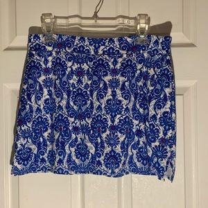 Blue Golf Skort